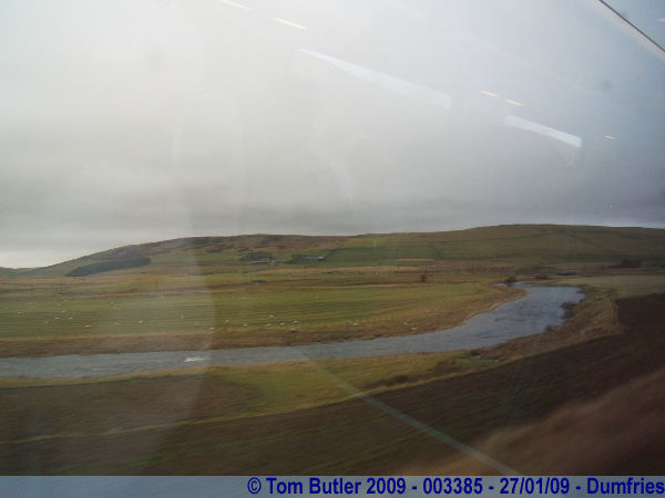Photo ID: 003385, The southern Scottish landscape seen from the train, Dumfries & Galloway, Scotland