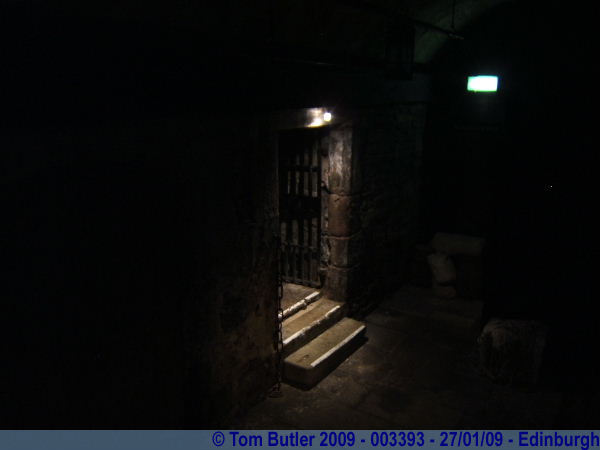 Photo ID: 003393, The prisons beneath the Royal Palace, Edinburgh, Scotland