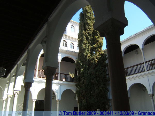 Photo ID: 003441, In the courtyard of the Archaeology museum, Granada, Spain