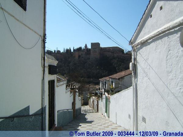 Photo ID: 003444, Climbing up into the Albaicn, Granada, Spain