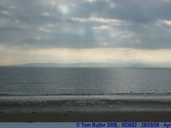 Photo ID: 003692, Looking out across the sea towards the Mull of Kintyre, Ayr, Scotland