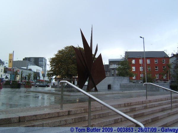 Photo ID: 003853, Sculpture in Eyre Square, Galway, Ireland