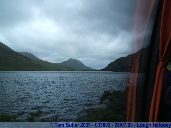 Photo ID: 003892, Looking across Lough Nafooey from the coach, Lough Nafooey, Ireland