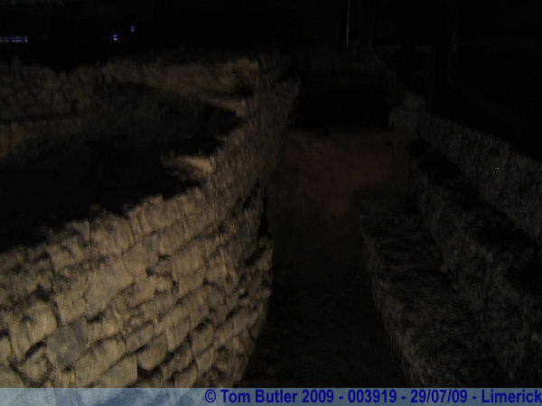 Photo ID: 003919, Ruins beneath the visitors centre, Limerick, Ireland