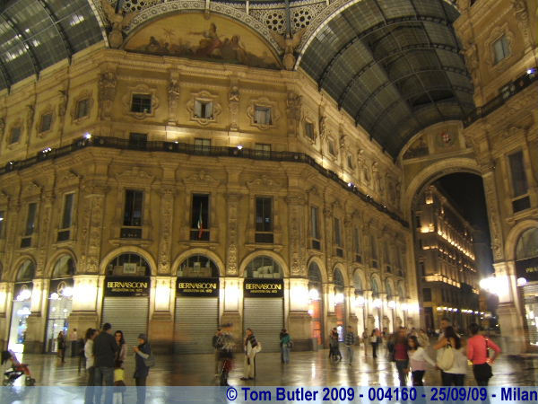 Photo ID: 004160, Inside the Galleria, Milan, Italy