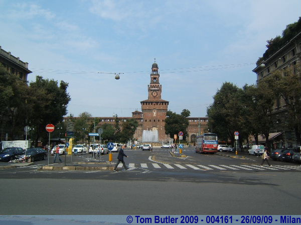Photo ID: 004161, The front of Castello Sforzesco, Milan, Italy