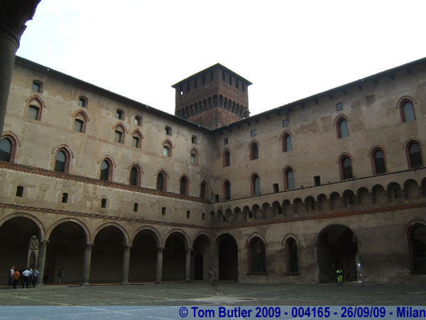 Photo ID: 004165, The Cortile della Rocchetta and Torre Castellana, Milan, Italy
