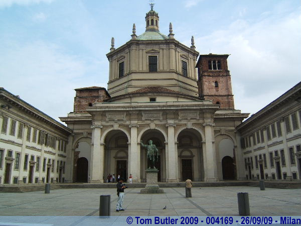 Photo ID: 004169, The front of San Lorenzo alle Colonne, Milan, Italy