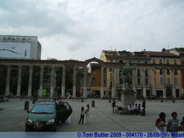 Photo ID: 004170, The Roman Columns in front of San Lorenzo, Milan, Italy