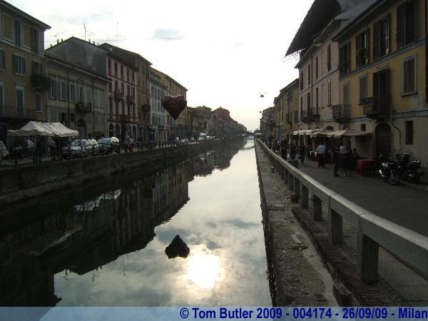 Photo ID: 004174, Looking down the Naviglio Grande, Milan, Italy