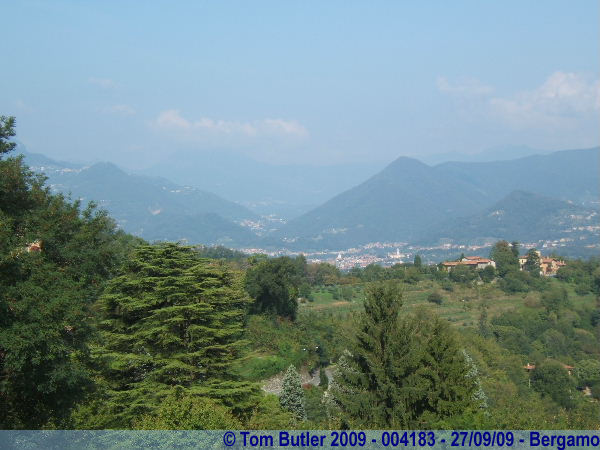 Photo ID: 004183, The alps seen from the castle, Bergamo, Italy