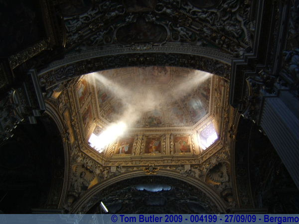 Photo ID: 004199, Inside the Basilica di Santa Maria Maggiore, Bergamo, Italy