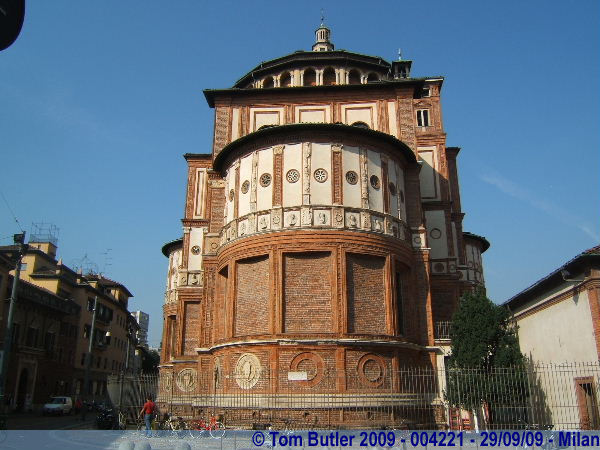 Photo ID: 004221, The rear of Santa Maria delle Grazie, Milan, Italy