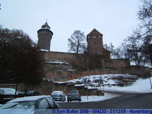 Photo ID: 004235, Approaching the Kaiserburg, Nuremberg, Germany