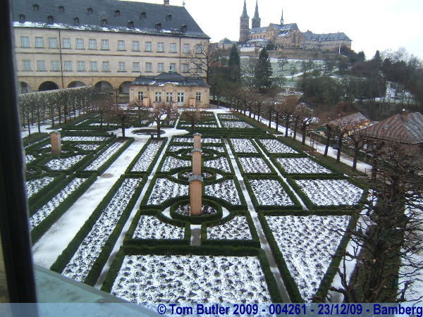 Photo ID: 004261, The rose garden of the Neue Residenz, Bamberg, Germany