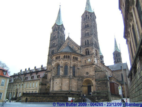 Photo ID: 004265, The front faade of the Cathedral, Bamberg, Germany