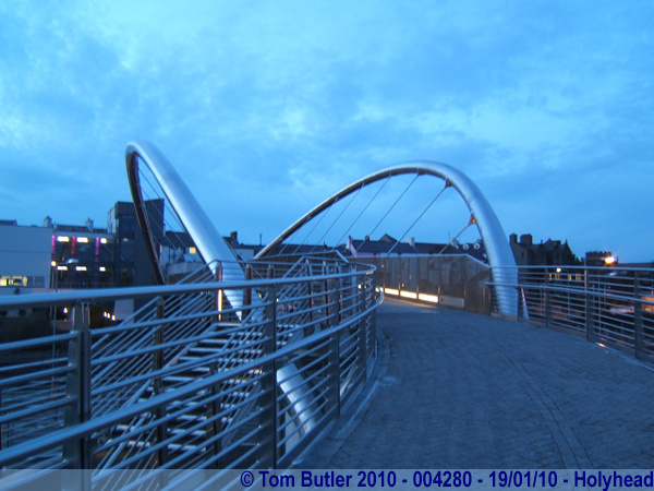 Photo ID: 004280, The new harbour bridge, Holyhead, Wales