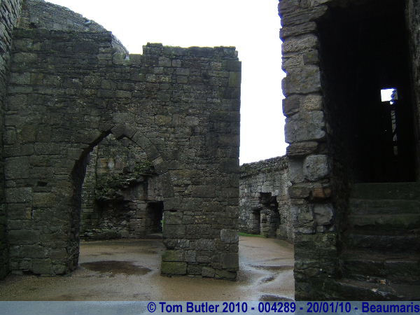 Photo ID: 004289, In the inner defences of the castle, Beaumaris, Wales