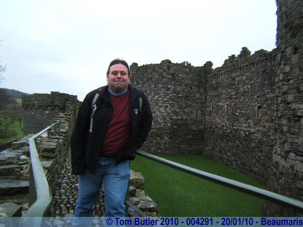 Photo ID: 004291, Standing inside Beaumaris castles outer defences, Beaumaris, Wales