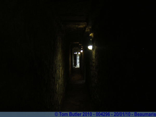 Photo ID: 004296, Inside the corridors of Beaumaris castle, Beaumaris, Wales