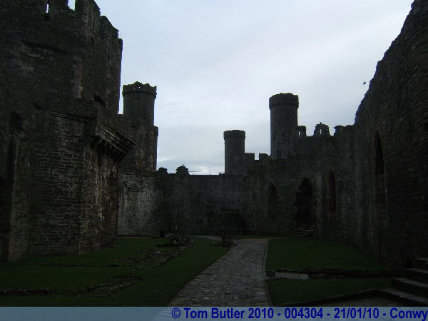 Photo ID: 004304, Inside Conwy castle, Conwy, Wales