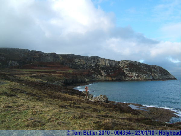 Photo ID: 004354, The sloping edges of Holyhead Mountain, Holyhead, Wales