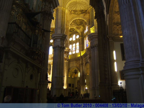 Photo ID: 004408, Inside the Cathedral, Malaga, Spain