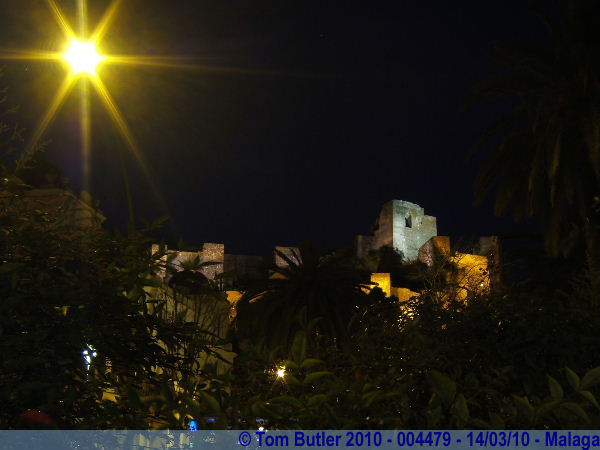 Photo ID: 004479, The tower of homage seen from the Paseo del Parque, Malaga, Spain