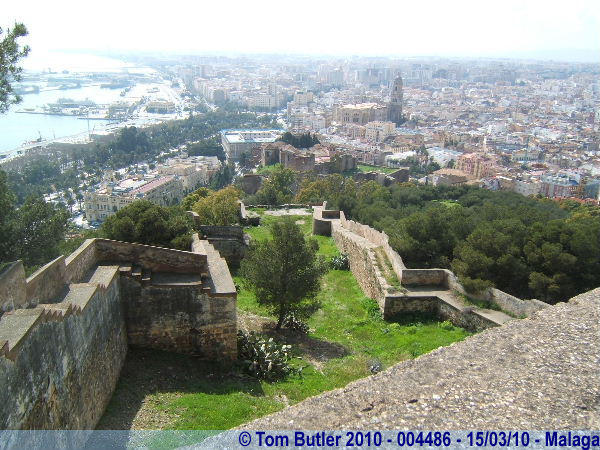 Photo ID: 004486, Looking down on Malaga from the Gibralfaro, Malaga, Spain