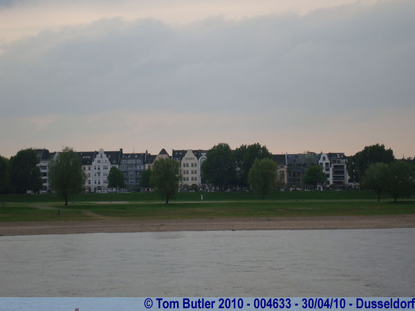 Photo ID: 004633, Looking across the Rhine towards Oberkassel, Dusseldorf, Germany