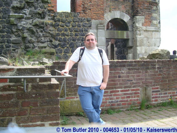 Photo ID: 004653, Standing in the ruins, Kaiserswerth, Germany