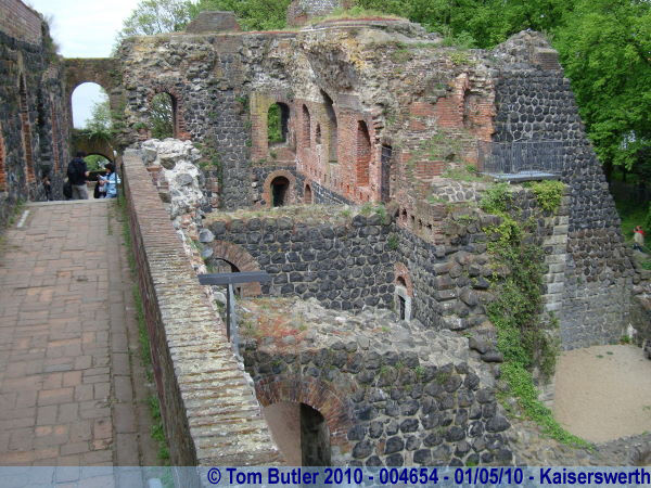 Photo ID: 004654, Looking over the ruins of the imperial palace, Kaiserswerth, Germany