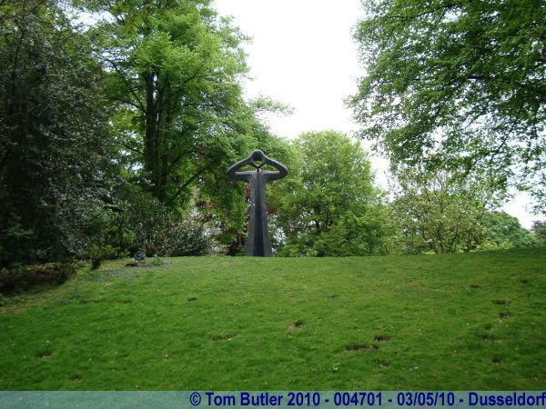 Photo ID: 004701, A statue in the Hofgarten, Dusseldorf, Germany