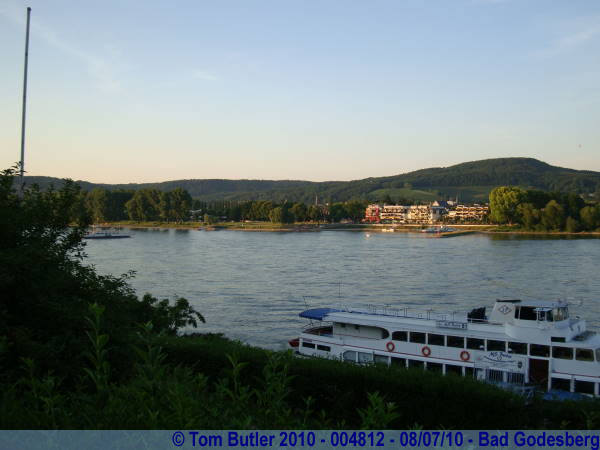 Photo ID: 004812, Looking across the Rhine to Neiderdollendorf, Bad Godesberg, Germany