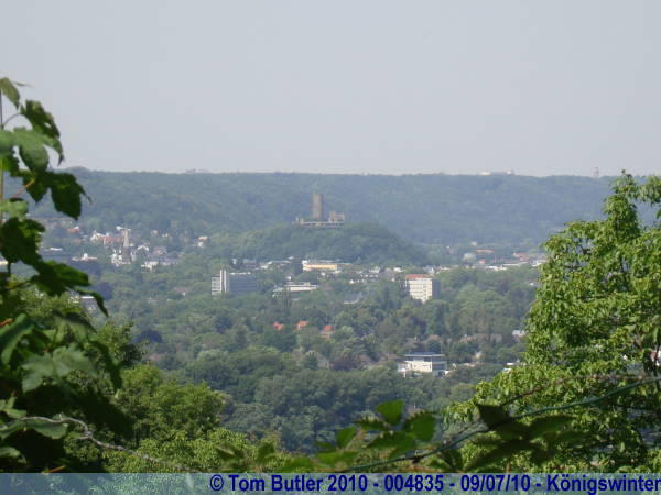 Photo ID: 004835, Looking across to the ruins of Schlo Godesberg from Knigswinter, Knigswinter, Germany