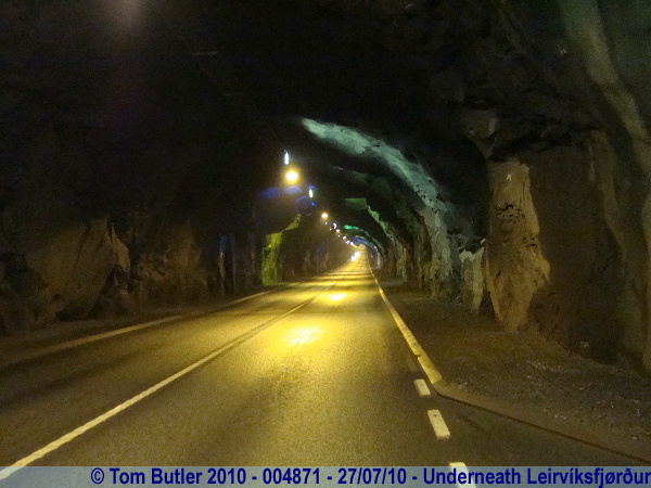 Photo ID: 004871, In the road tunnel underneath the Leirvksfjrur, Underneath Leirvksfjrur, Faroe Islands