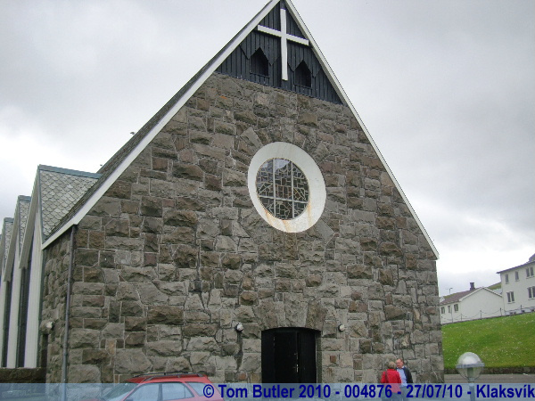 Photo ID: 004876, The church at Klaksvk, Klaksvk, Faroe Islands