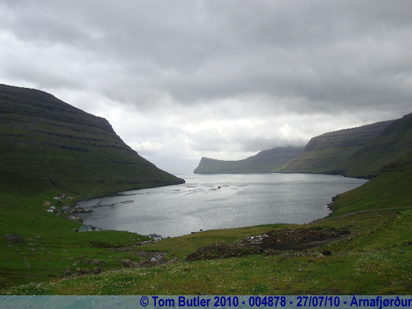 Photo ID: 004878, Looking down into rnafjrur, rnafjrur, Faroe Islands