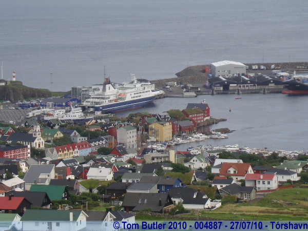 Photo ID: 004887, Looking down into Trshavn harbour from the Hotel Froyar, Trshavn, Faroe Islands