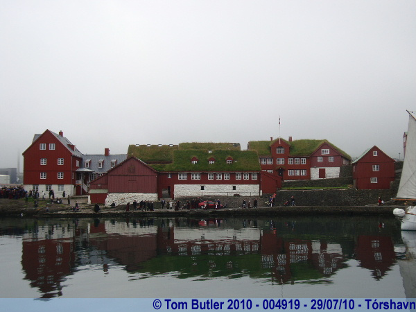 Photo ID: 004919, Looking across the Eystaravg Harbour to the Tinganes, Trshavn, Faroe Islands
