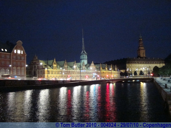 Photo ID: 004924, The Brsen and Slot at night, Copenhagen, Denmark