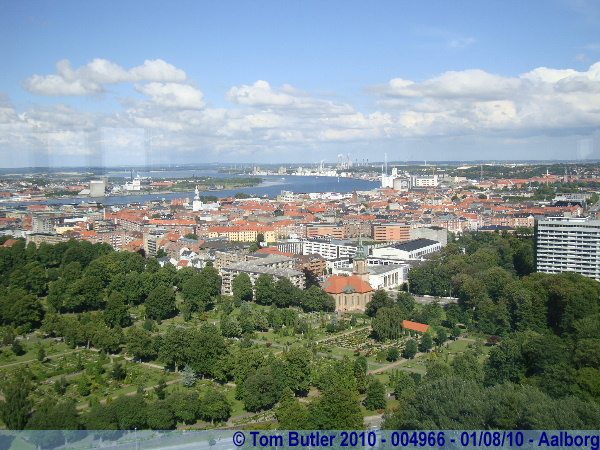 Photo ID: 004966, The view from the top of the Aalborgtrn, Aalborg, Denmark