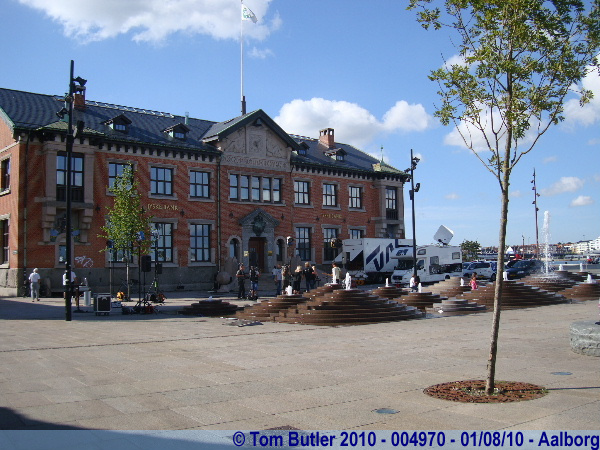 Photo ID: 004970, Fountains and TV Crews, Aalborg, Denmark