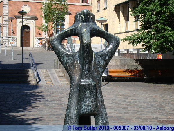 Photo ID: 005007, Public Art by the Cathedral, Aalborg, Denmark