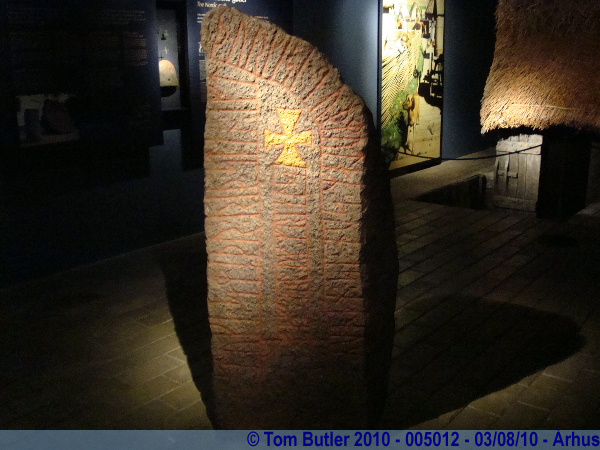 Photo ID: 005012, A rune stone, rhus, Denmark