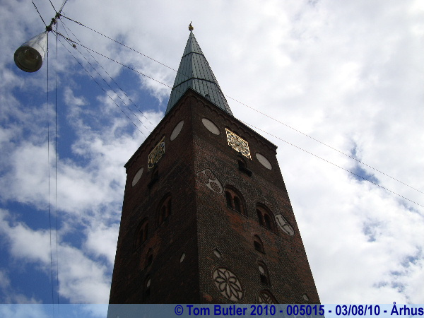 Photo ID: 005015, The tower of the Cathedral, rhus, Denmark