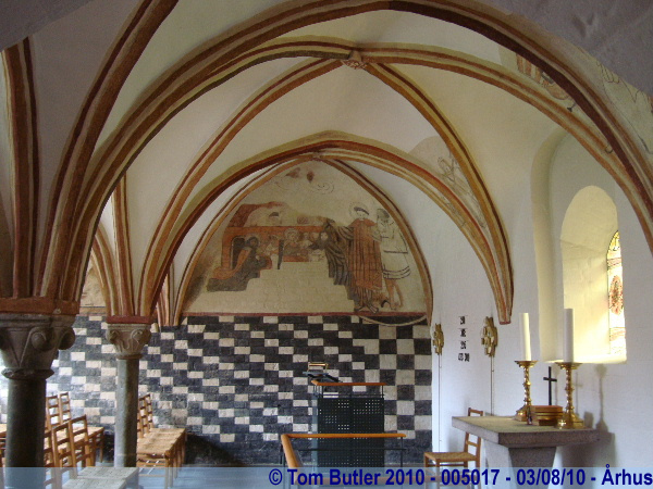 Photo ID: 005017, In the Cloister Chapel of the Vor Frue Kirke, rhus, Denmark