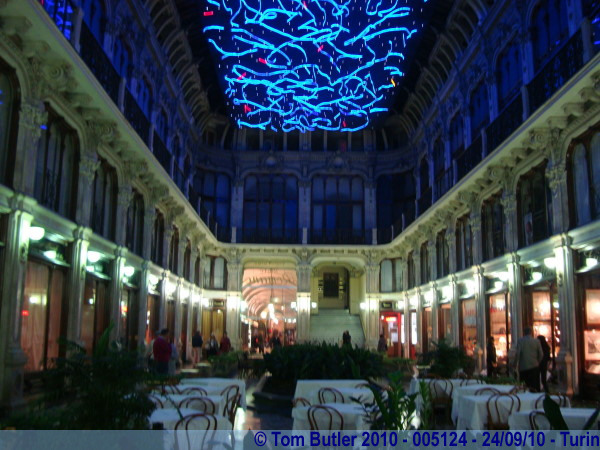 Photo ID: 005124, Inside one of the shopping arcades, Turin, Italy