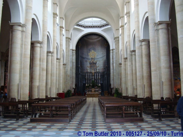 Photo ID: 005127, Inside the Duomo, Turin, Italy