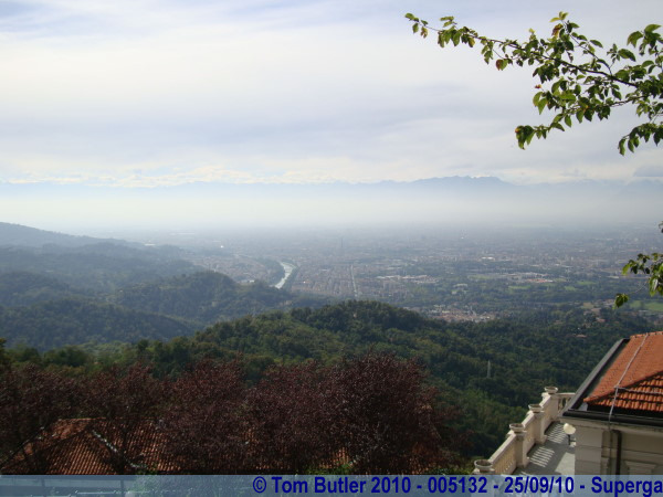 Photo ID: 005132, Looking across Turin in the afternoon haze, Superga, Italy